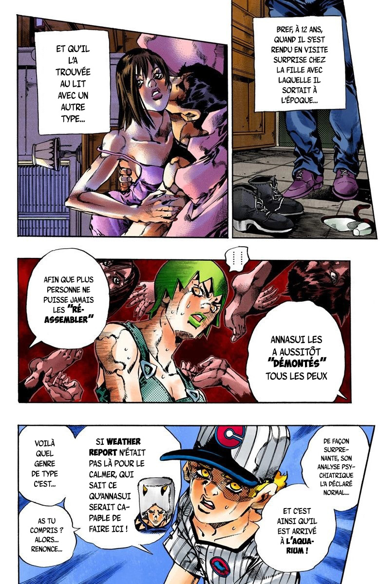 Read JoJo's Bizarre Adventure Part 6 Stone Ocean Official Colored FR Manga Online