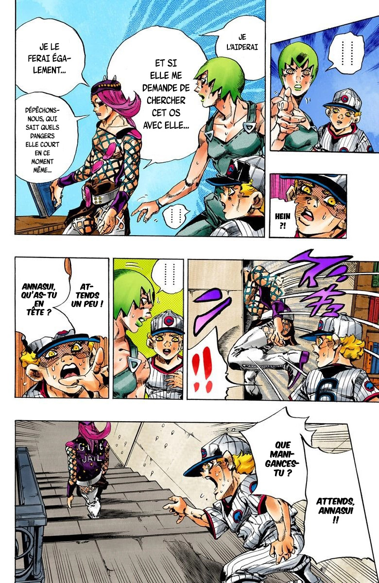 Read JoJo's Bizarre Adventure Part 6 Stone Ocean Official Colored FR Manga Online