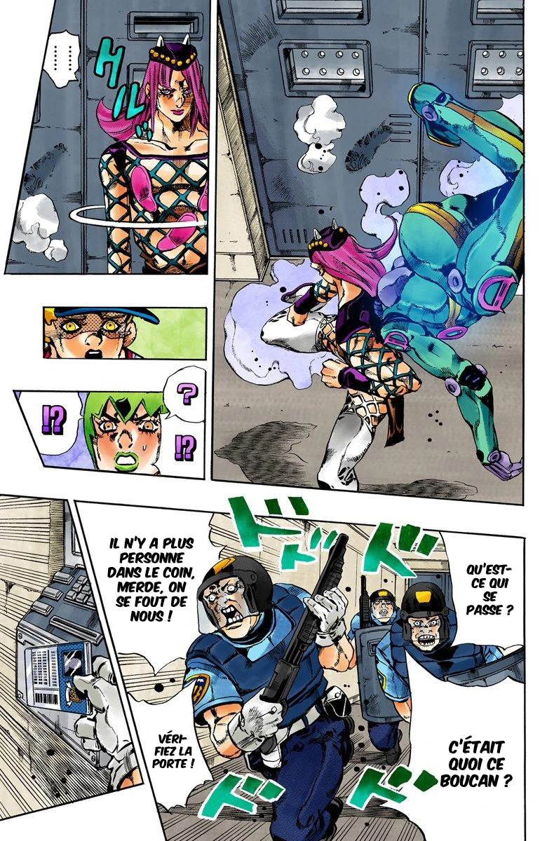 Read JoJo's Bizarre Adventure Part 6 Stone Ocean Official Colored FR Manga Online