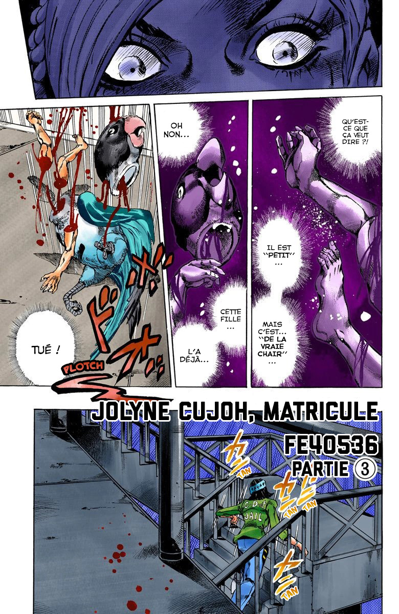 Read JoJo's Bizarre Adventure Part 6 Stone Ocean Official Colored FR Manga Online