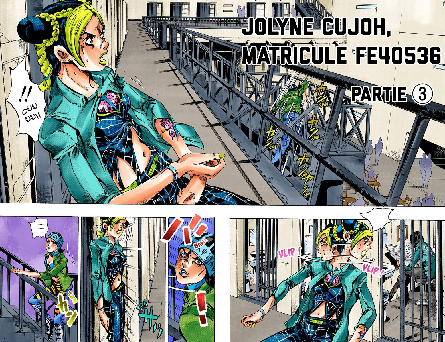 Read JoJo's Bizarre Adventure Part 6 Stone Ocean Official Colored FR Manga Online