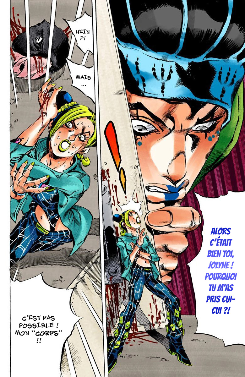 Read JoJo's Bizarre Adventure Part 6 Stone Ocean Official Colored FR Manga Online