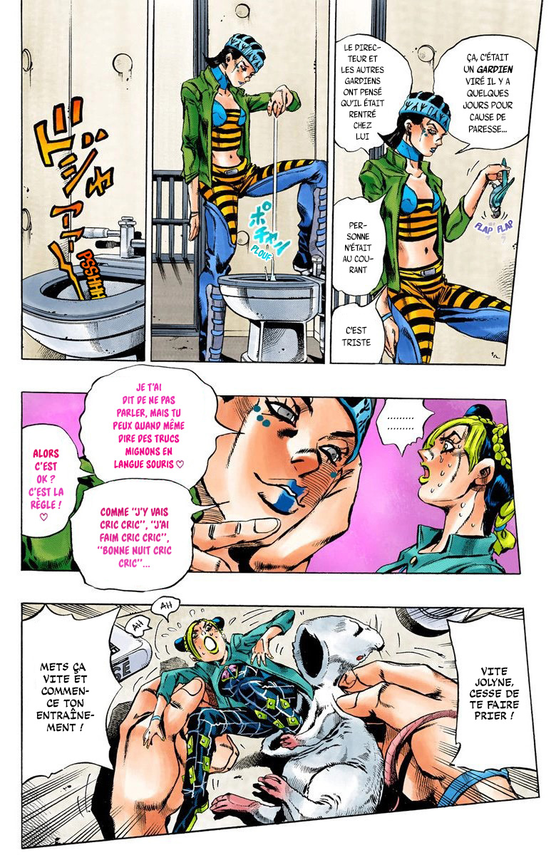 Read JoJo's Bizarre Adventure Part 6 Stone Ocean Official Colored FR Manga Online