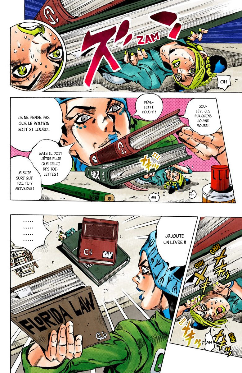 Read JoJo's Bizarre Adventure Part 6 Stone Ocean Official Colored FR Manga Online
