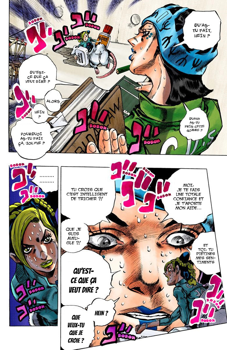 Read JoJo's Bizarre Adventure Part 6 Stone Ocean Official Colored FR Manga Online