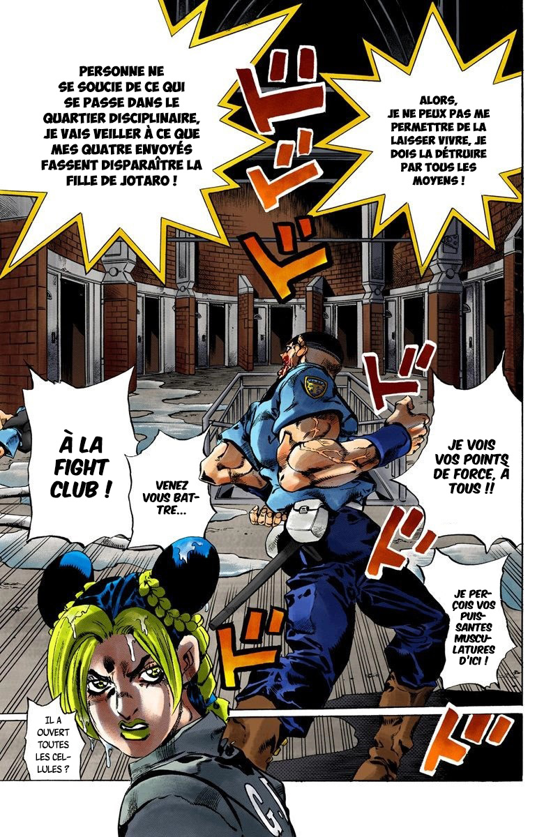 Read JoJo's Bizarre Adventure Part 6 Stone Ocean Official Colored FR Manga Online