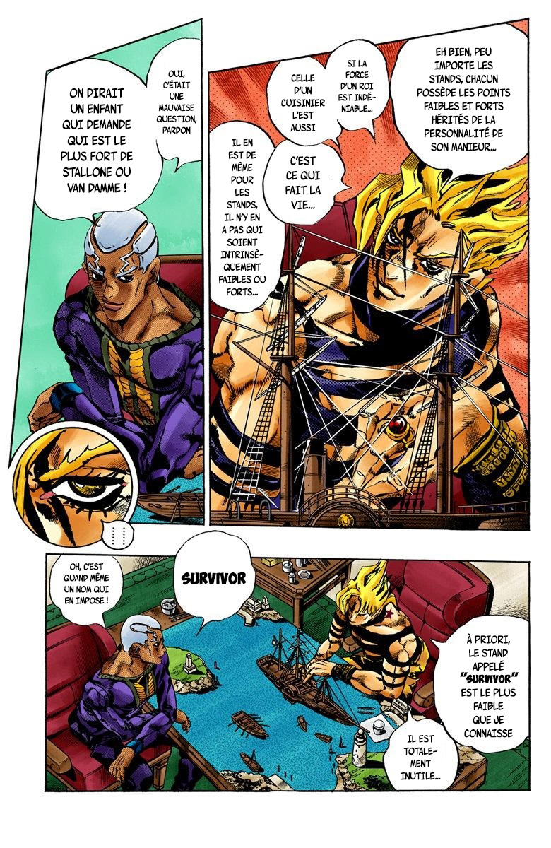 Read JoJo's Bizarre Adventure Part 6 Stone Ocean Official Colored FR Manga Online
