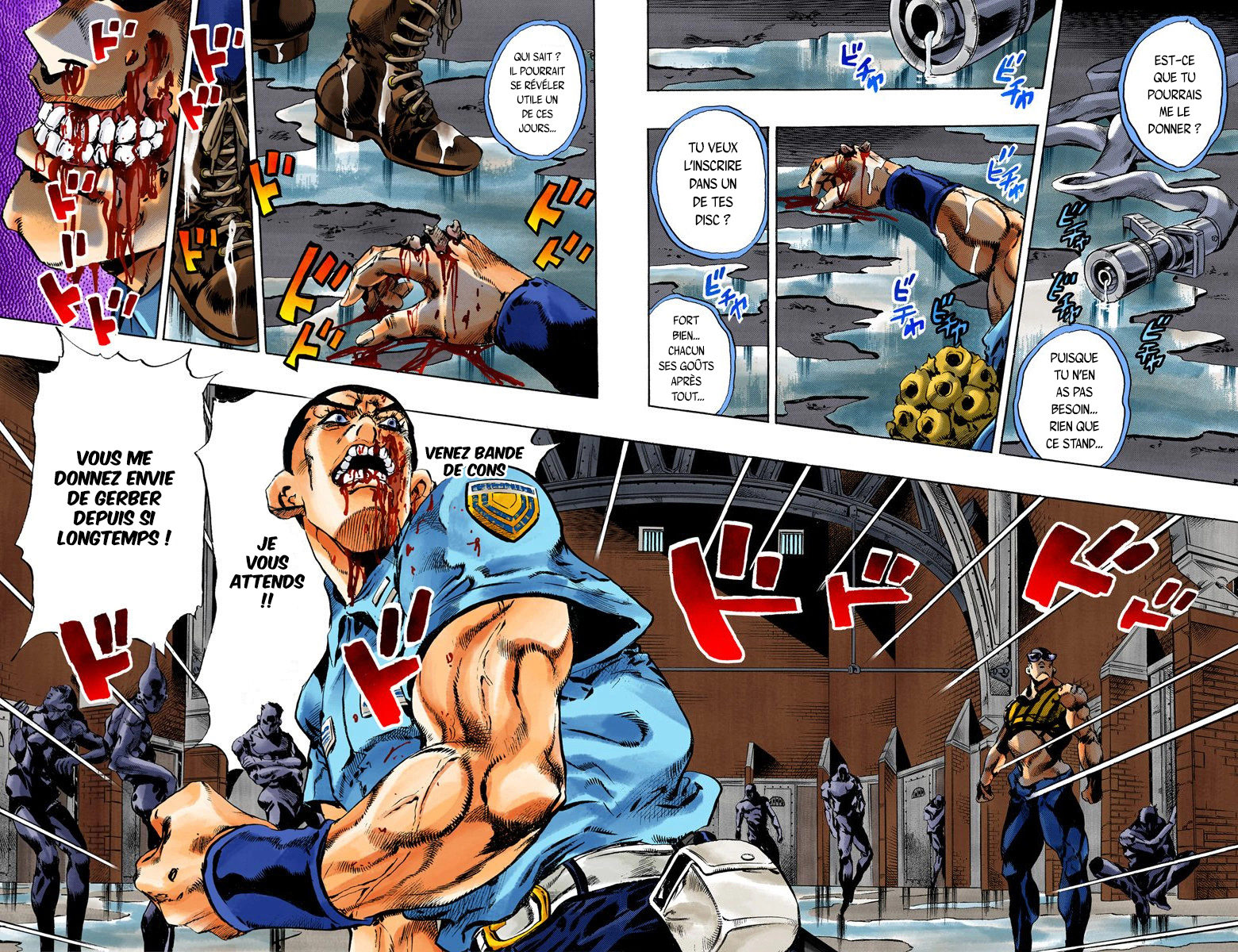 Read JoJo's Bizarre Adventure Part 6 Stone Ocean Official Colored FR Manga Online