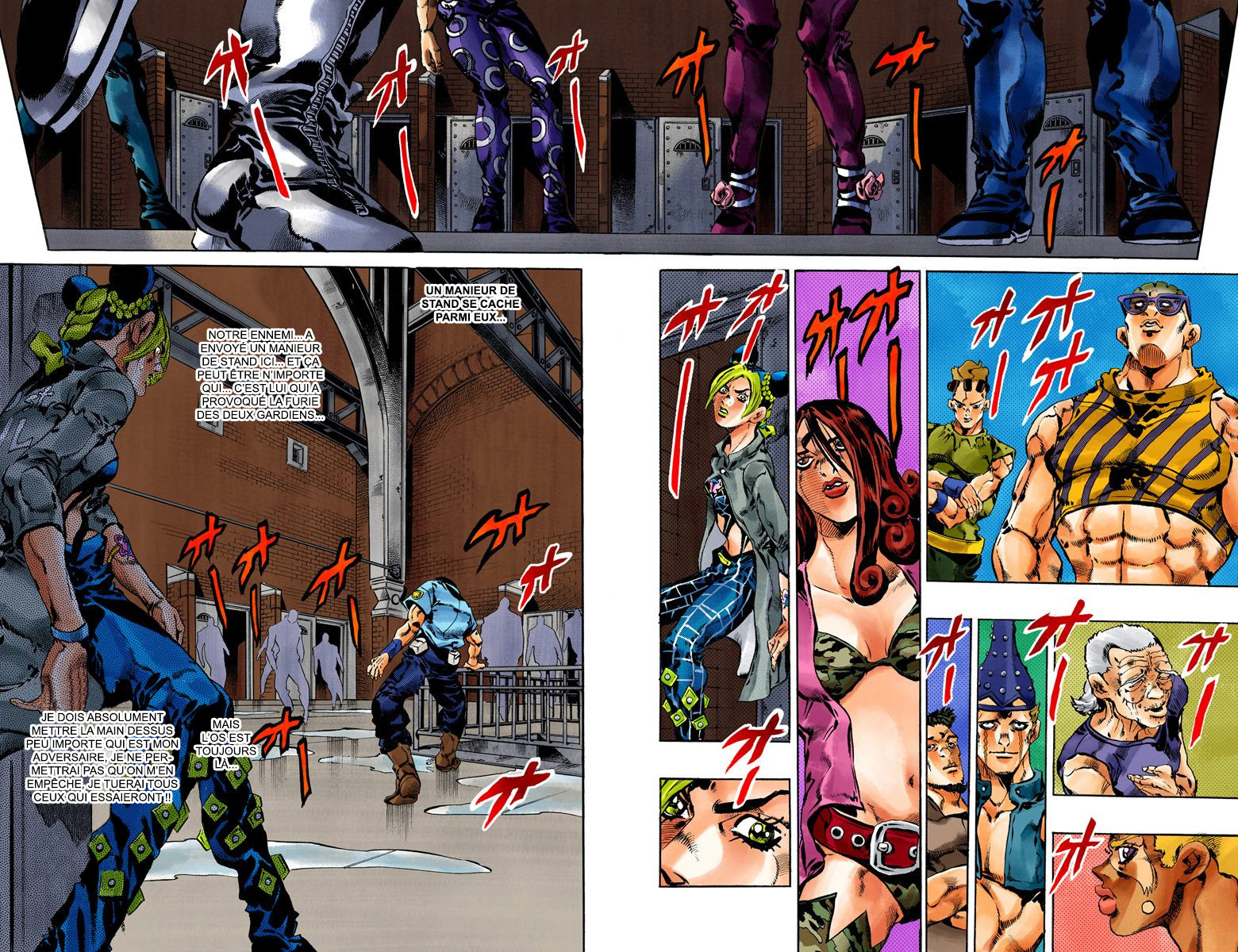 Read JoJo's Bizarre Adventure Part 6 Stone Ocean Official Colored FR Manga Online