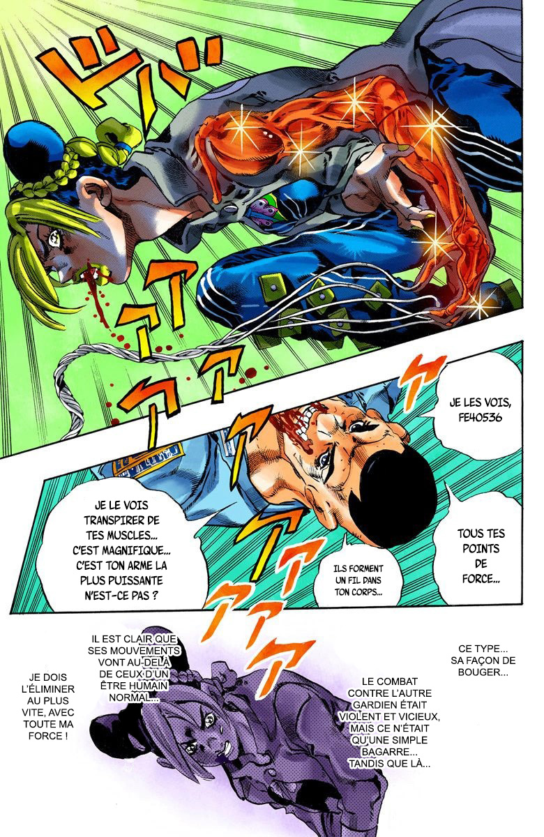 Read JoJo's Bizarre Adventure Part 6 Stone Ocean Official Colored FR Manga Online