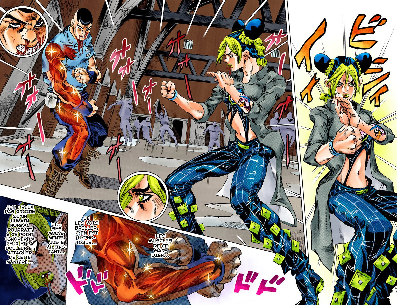 Read JoJo's Bizarre Adventure Part 6 Stone Ocean Official Colored FR Manga Online