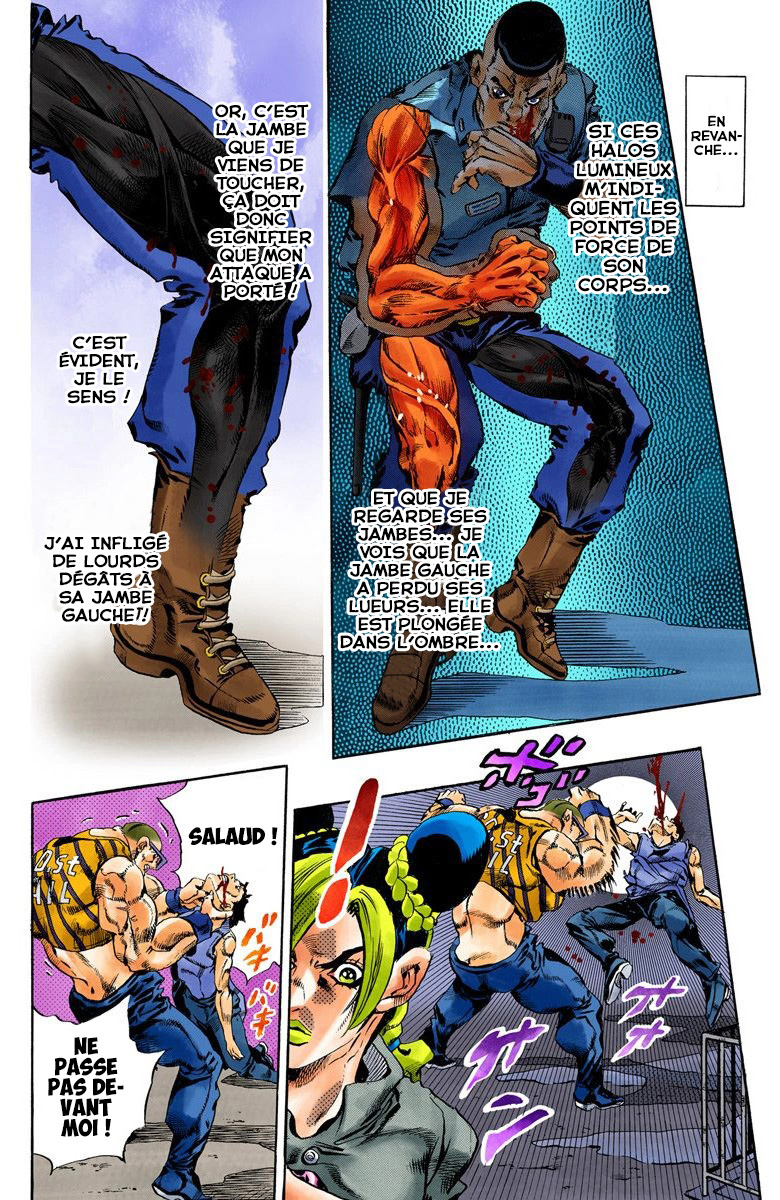 Read JoJo's Bizarre Adventure Part 6 Stone Ocean Official Colored FR Manga Online