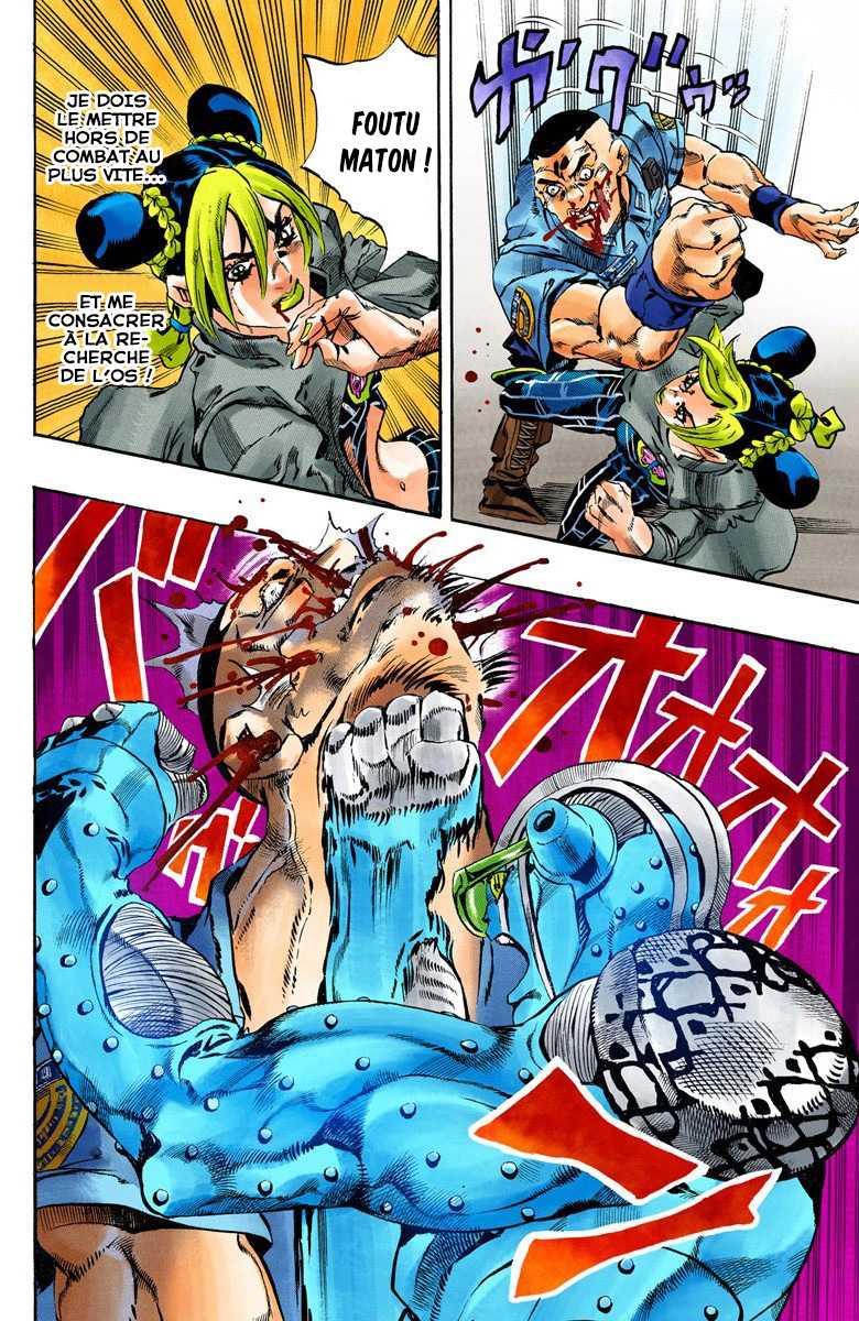 Read JoJo's Bizarre Adventure Part 6 Stone Ocean Official Colored FR Manga Online