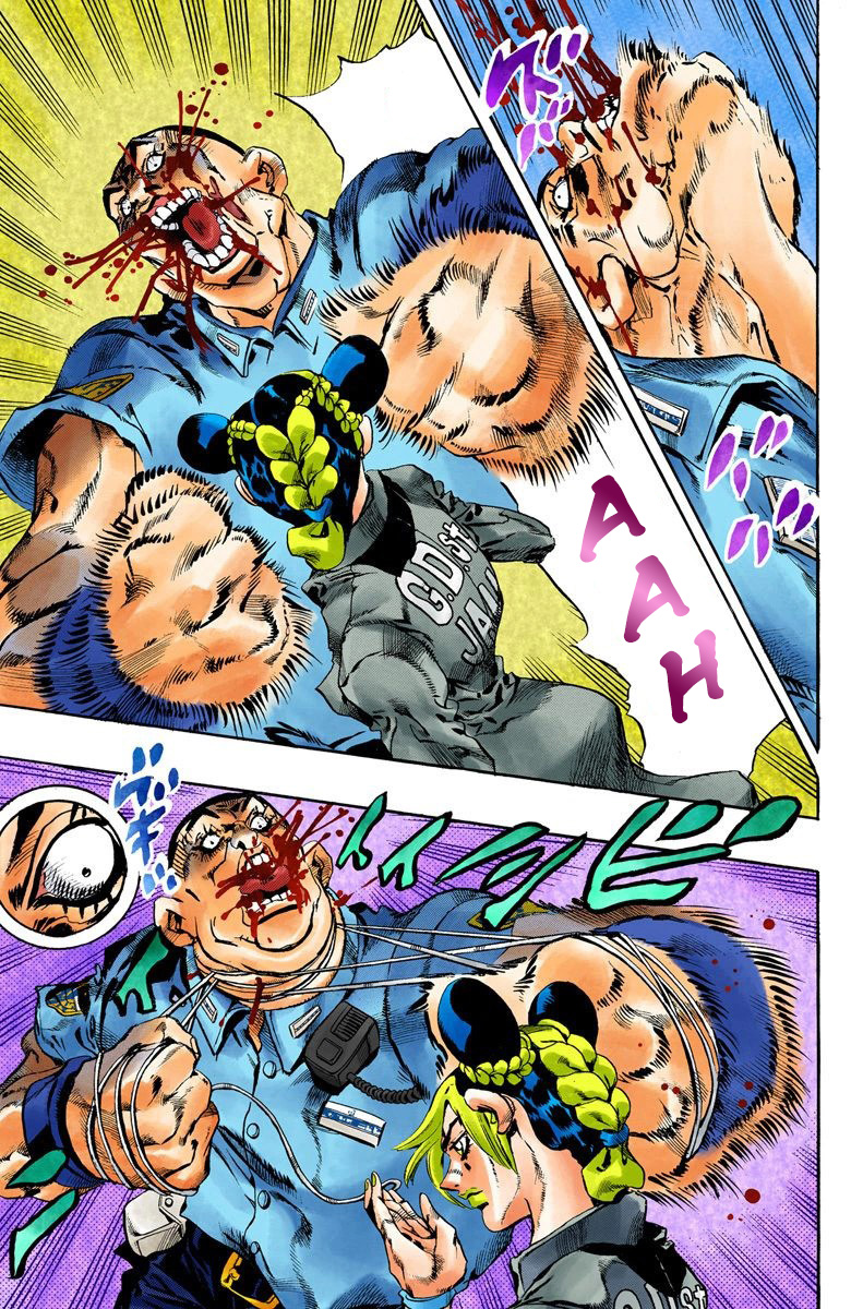 Read JoJo's Bizarre Adventure Part 6 Stone Ocean Official Colored FR Manga Online