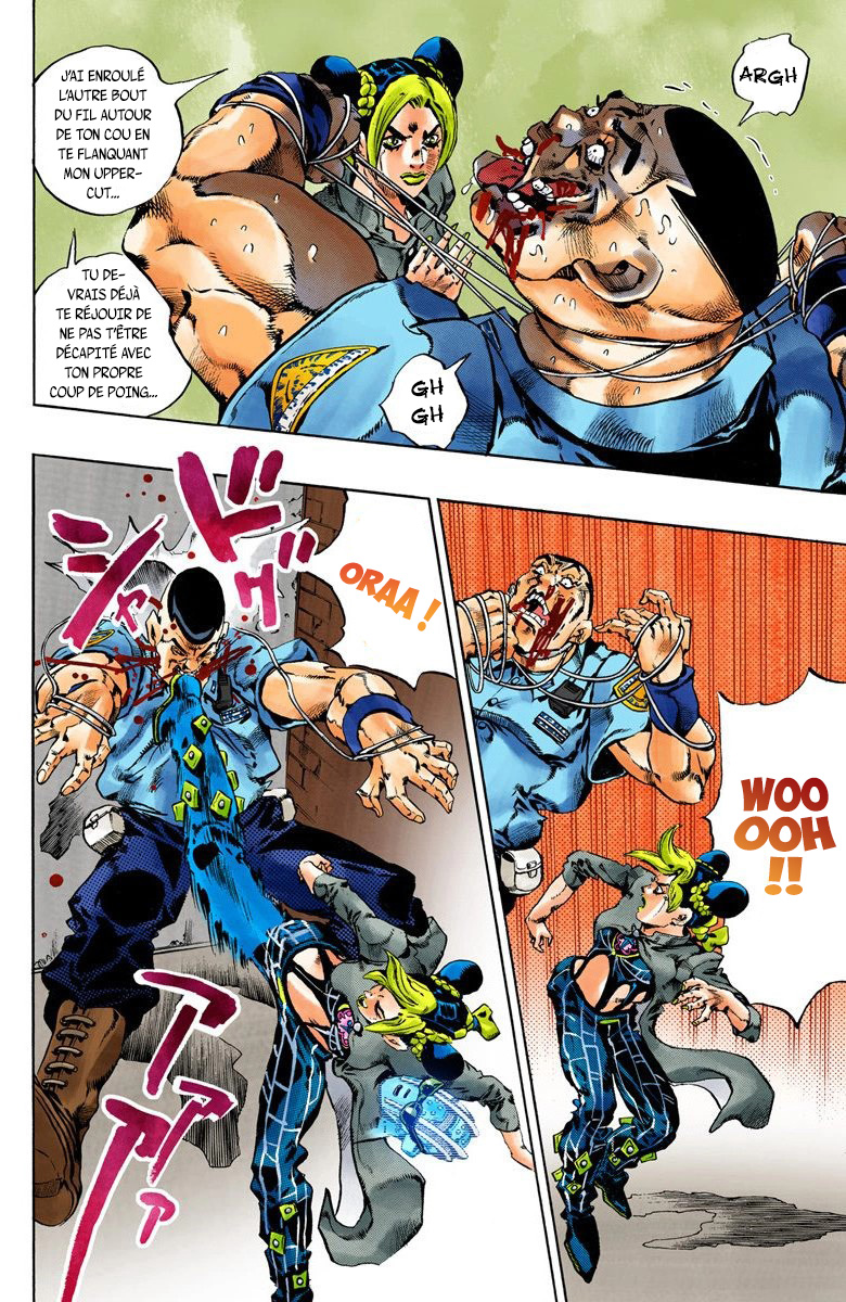 Read JoJo's Bizarre Adventure Part 6 Stone Ocean Official Colored FR Manga Online