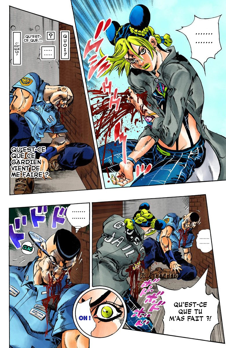 Read JoJo's Bizarre Adventure Part 6 Stone Ocean Official Colored FR Manga Online