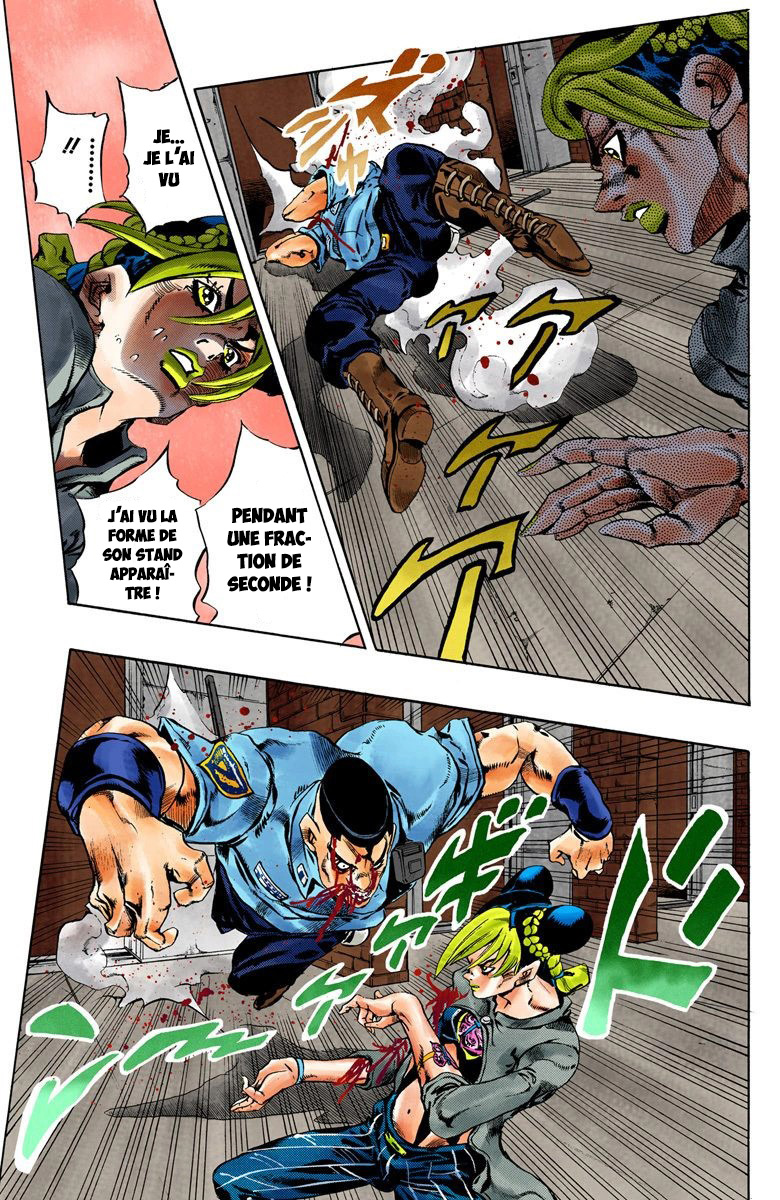 Read JoJo's Bizarre Adventure Part 6 Stone Ocean Official Colored FR Manga Online