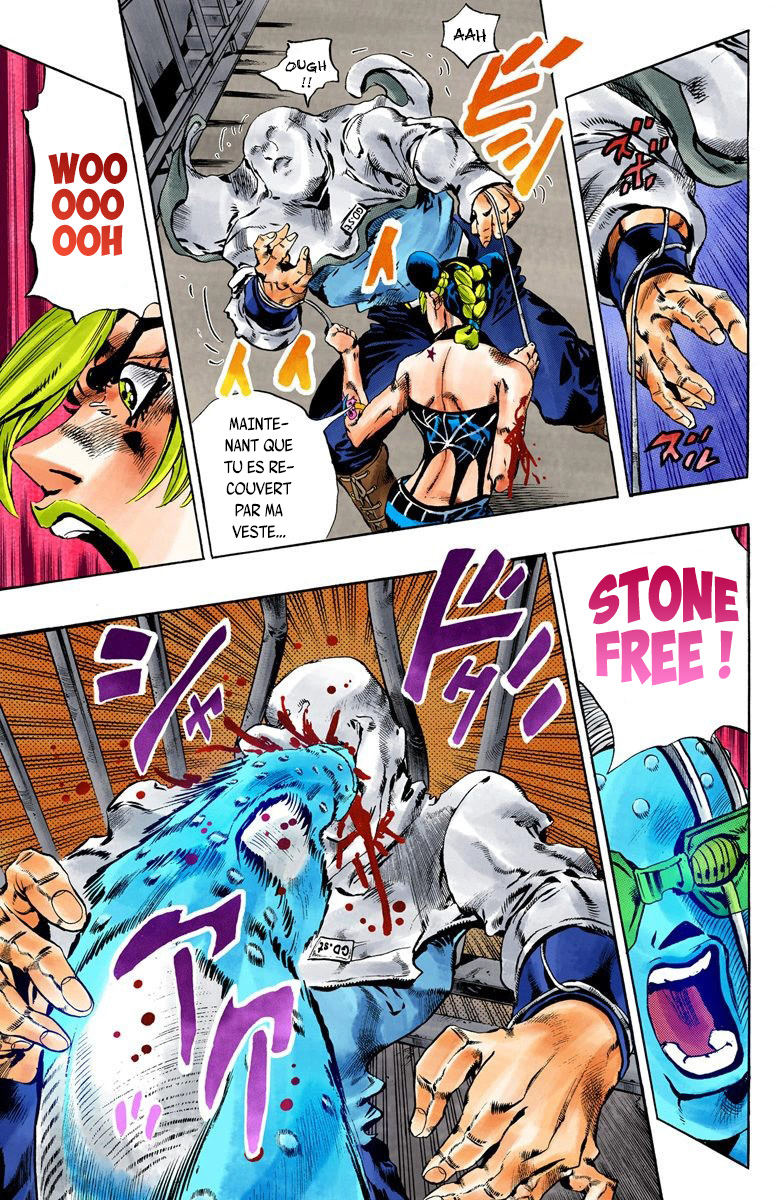 Read JoJo's Bizarre Adventure Part 6 Stone Ocean Official Colored FR Manga Online