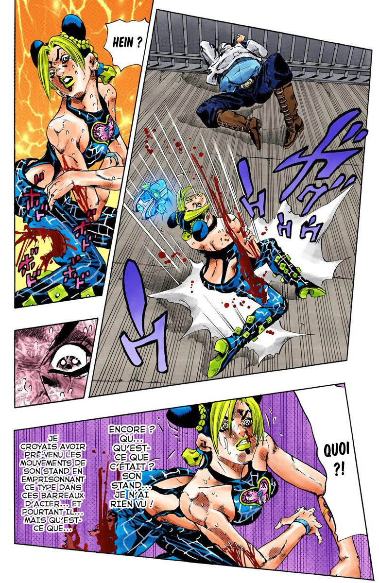 Read JoJo's Bizarre Adventure Part 6 Stone Ocean Official Colored FR Manga Online