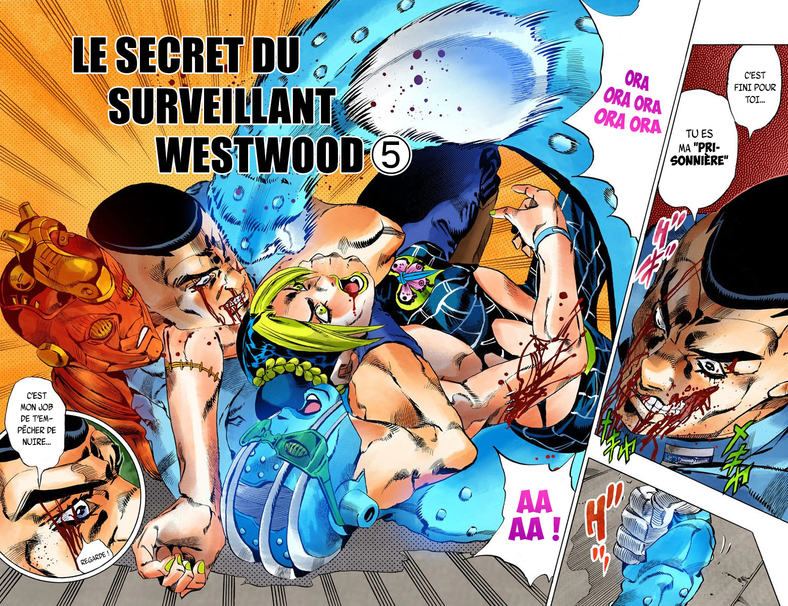 Read JoJo's Bizarre Adventure Part 6 Stone Ocean Official Colored FR Manga Online