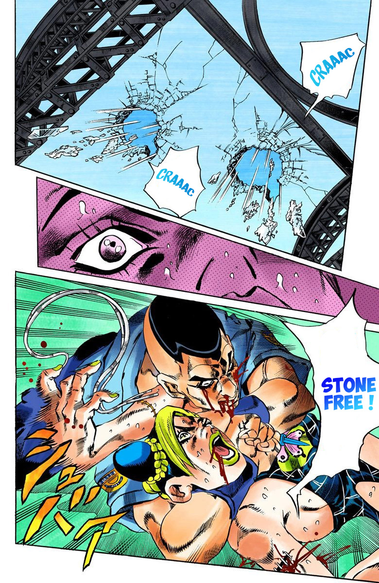 Read JoJo's Bizarre Adventure Part 6 Stone Ocean Official Colored FR Manga Online