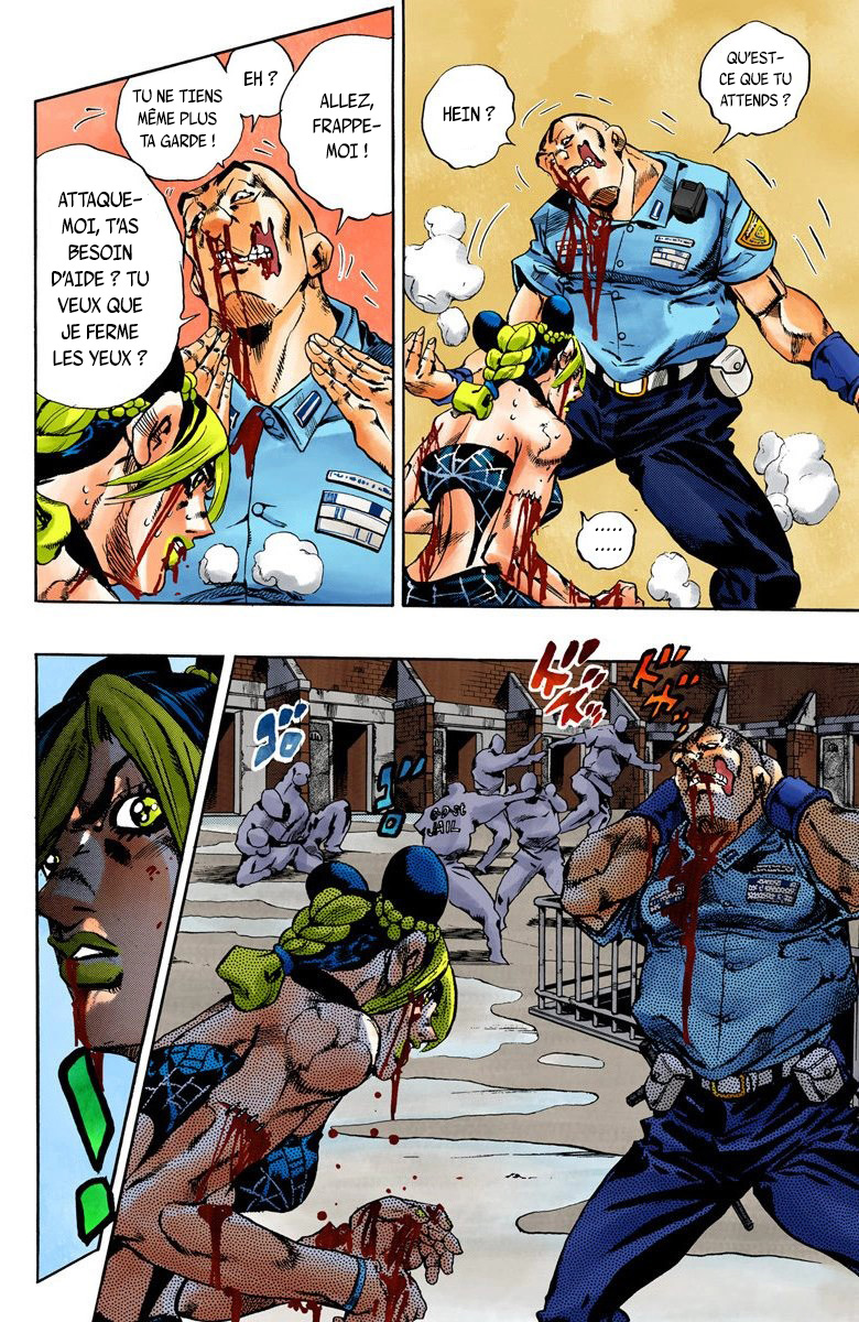 Read JoJo's Bizarre Adventure Part 6 Stone Ocean Official Colored FR Manga Online