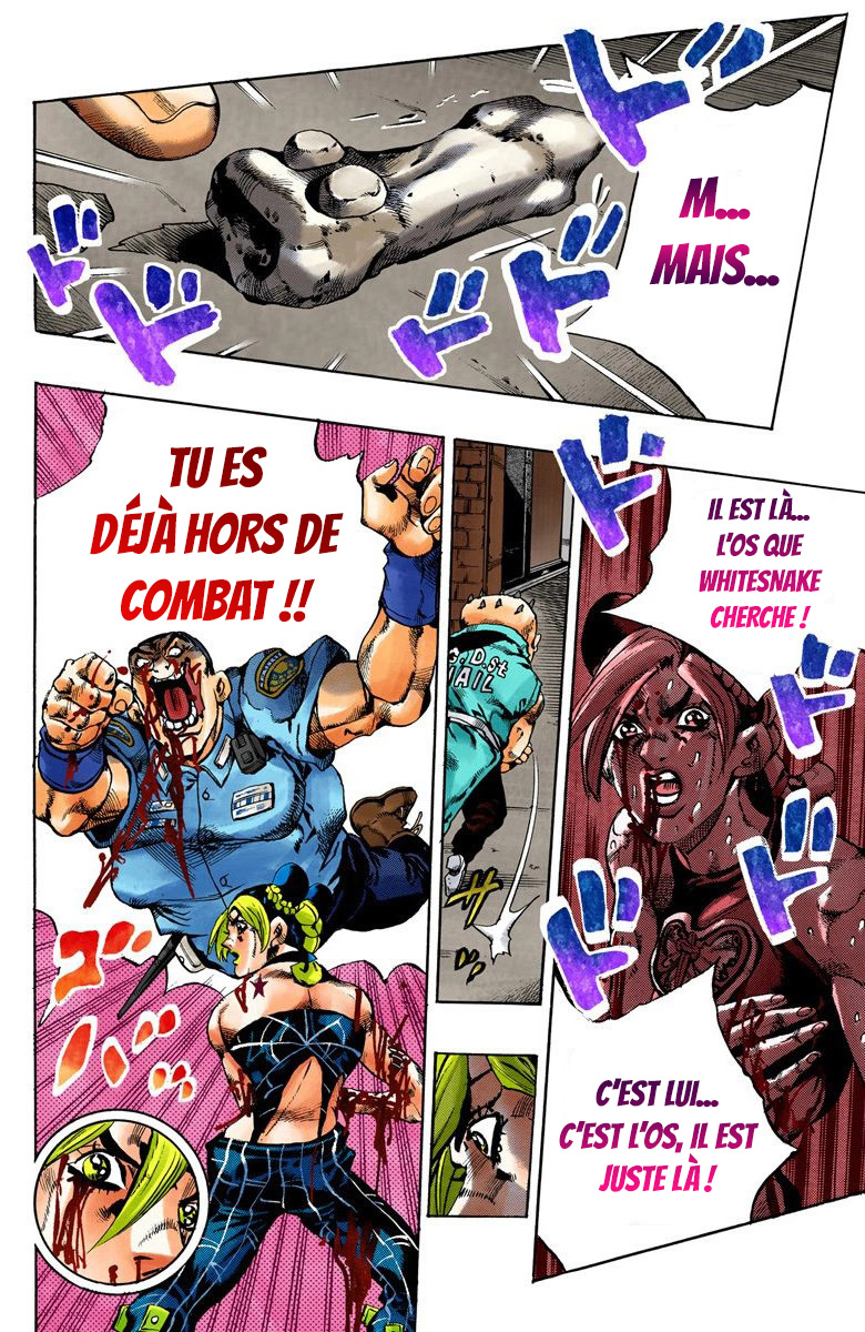 Read JoJo's Bizarre Adventure Part 6 Stone Ocean Official Colored FR Manga Online