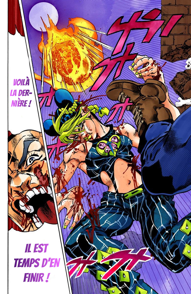 Read JoJo's Bizarre Adventure Part 6 Stone Ocean Official Colored FR Manga Online