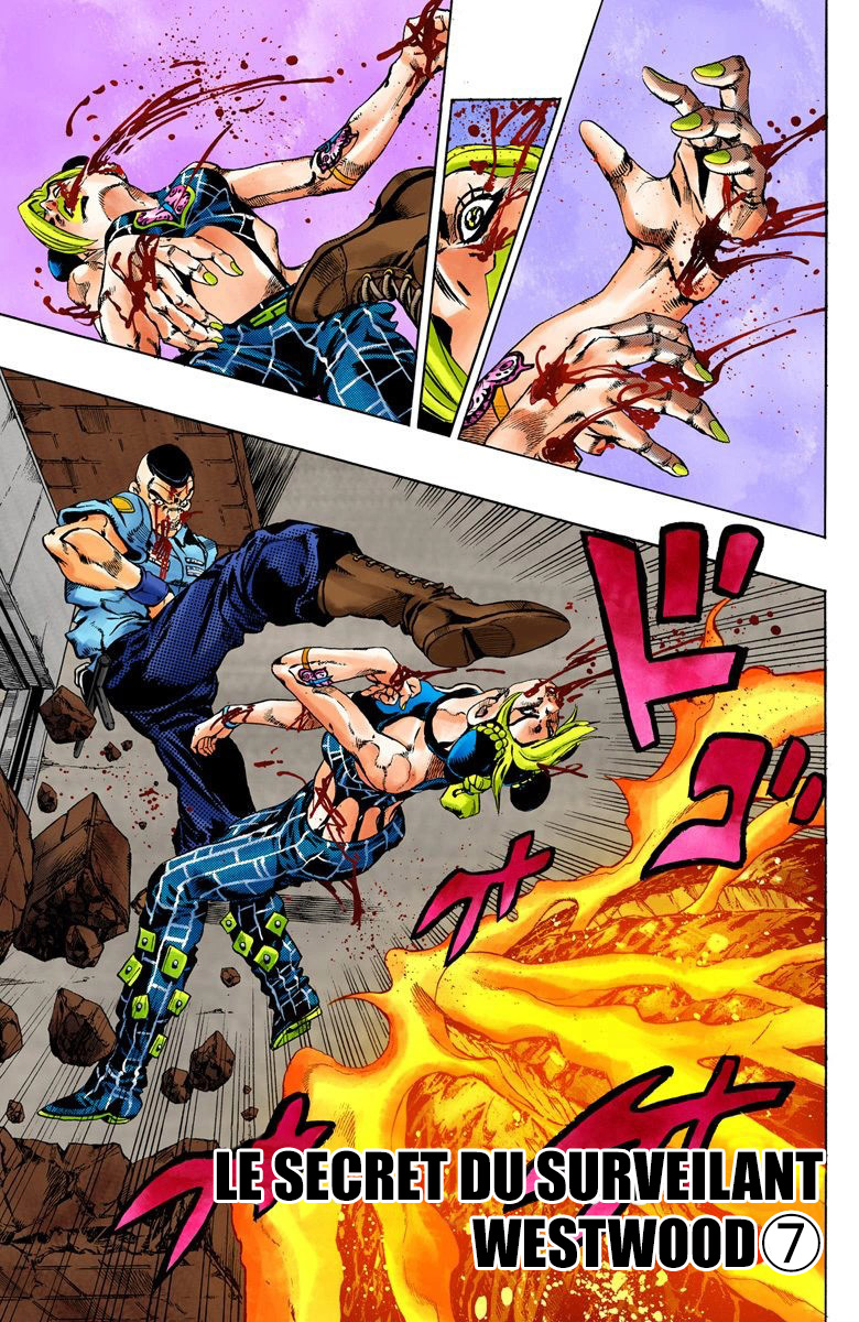 Read JoJo's Bizarre Adventure Part 6 Stone Ocean Official Colored FR Manga Online