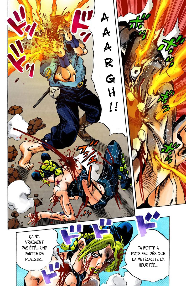 Read JoJo's Bizarre Adventure Part 6 Stone Ocean Official Colored FR Manga Online