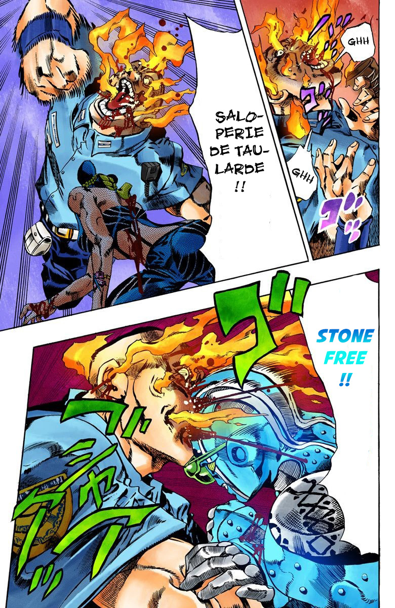 Read JoJo's Bizarre Adventure Part 6 Stone Ocean Official Colored FR Manga Online