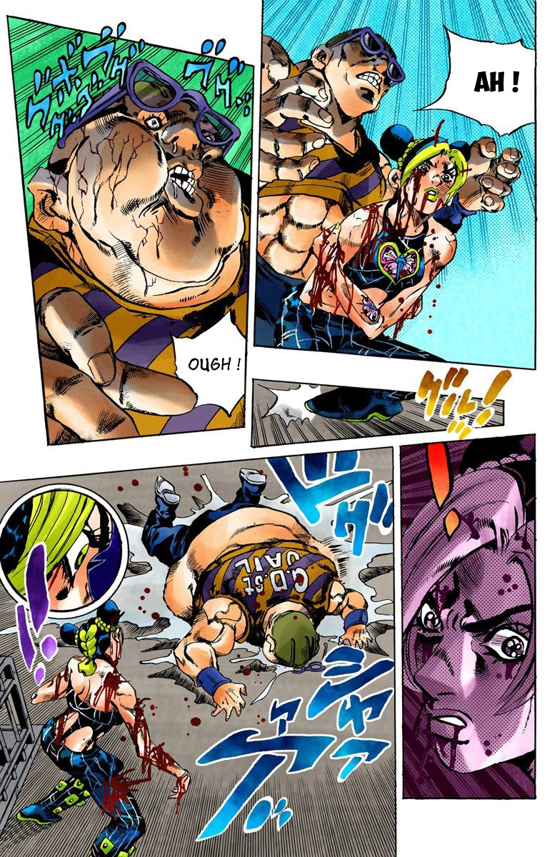 Read JoJo's Bizarre Adventure Part 6 Stone Ocean Official Colored FR Manga Online