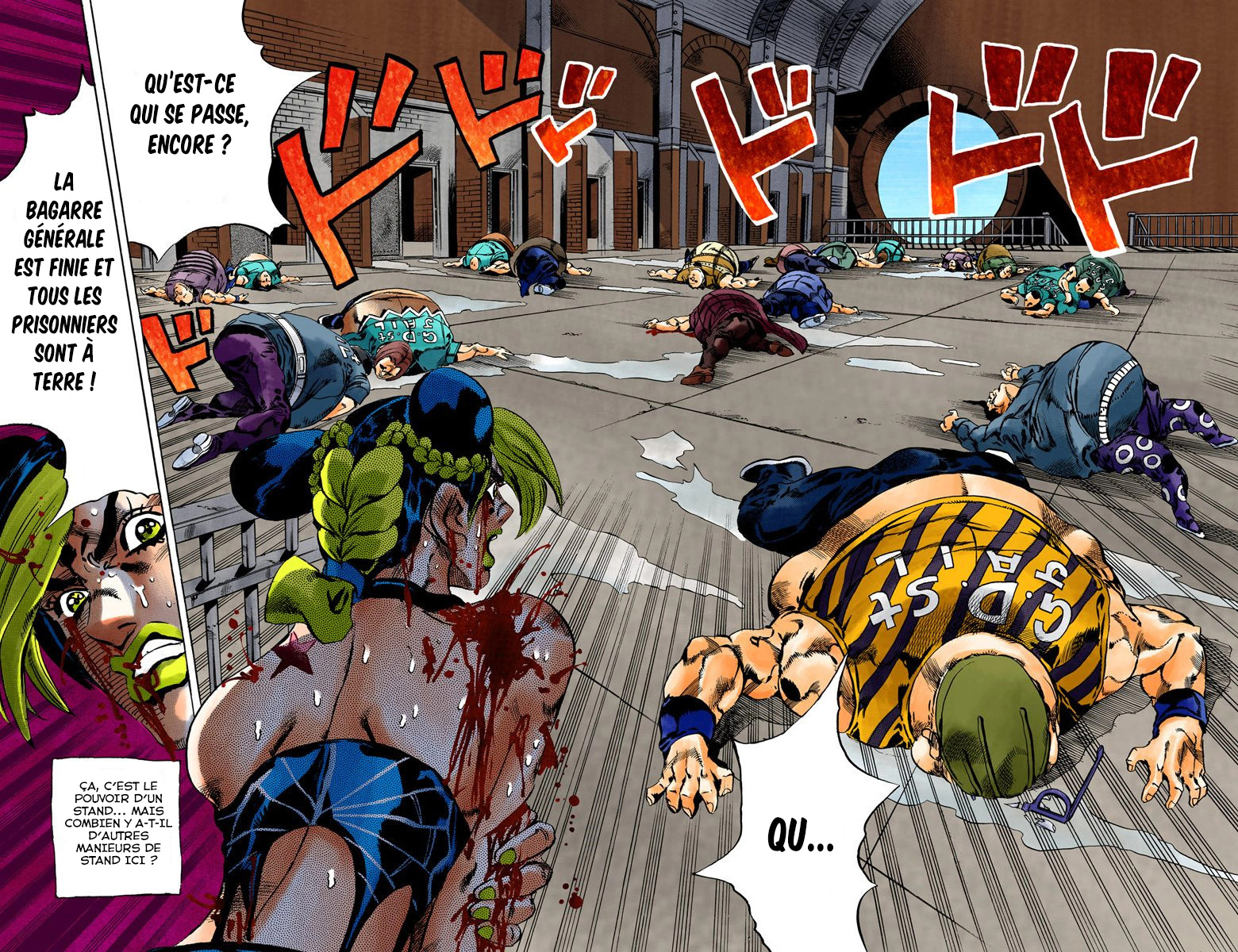Read JoJo's Bizarre Adventure Part 6 Stone Ocean Official Colored FR Manga Online