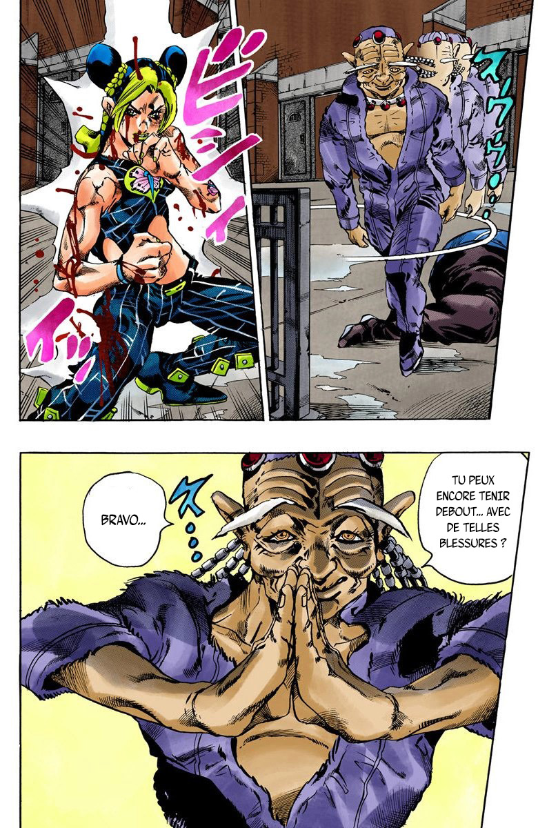 Read JoJo's Bizarre Adventure Part 6 Stone Ocean Official Colored FR Manga Online