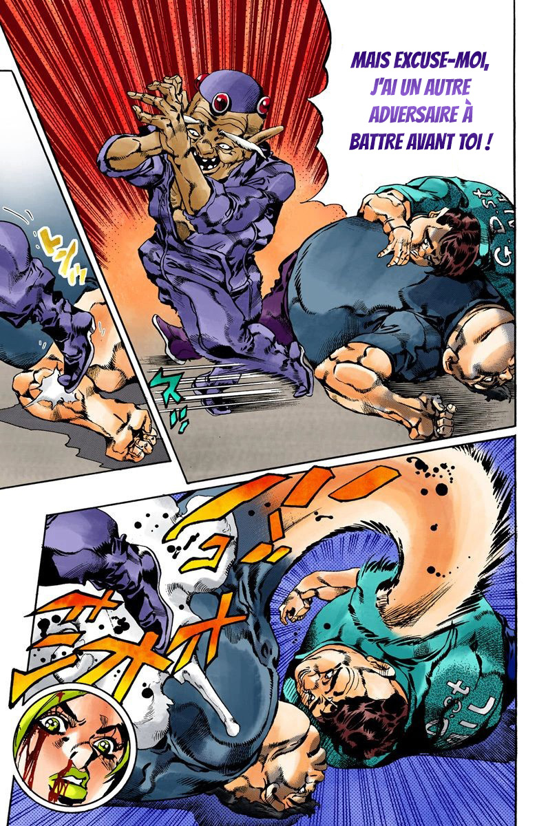 Read JoJo's Bizarre Adventure Part 6 Stone Ocean Official Colored FR Manga Online