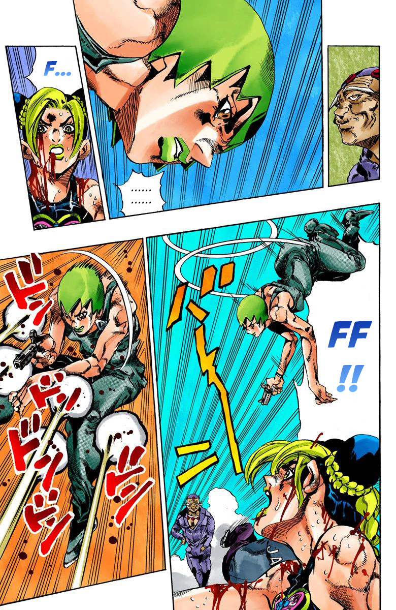 Read JoJo's Bizarre Adventure Part 6 Stone Ocean Official Colored FR Manga Online