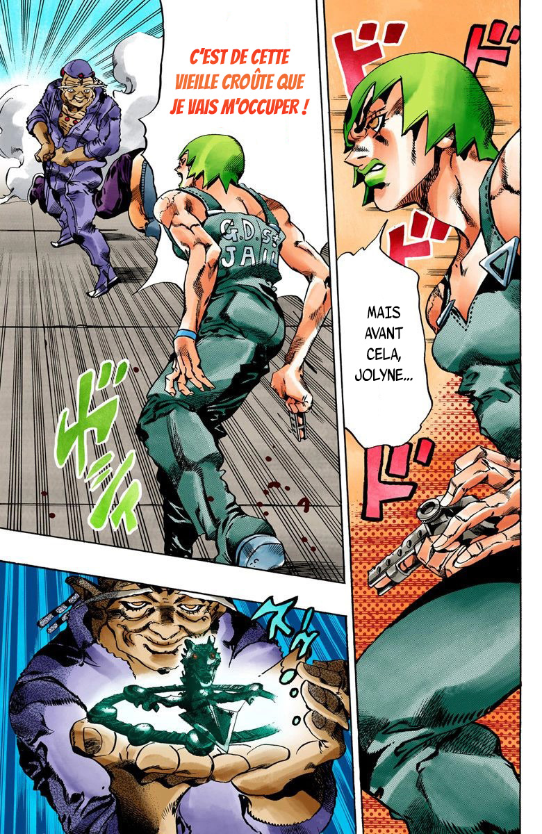 Read JoJo's Bizarre Adventure Part 6 Stone Ocean Official Colored FR Manga Online