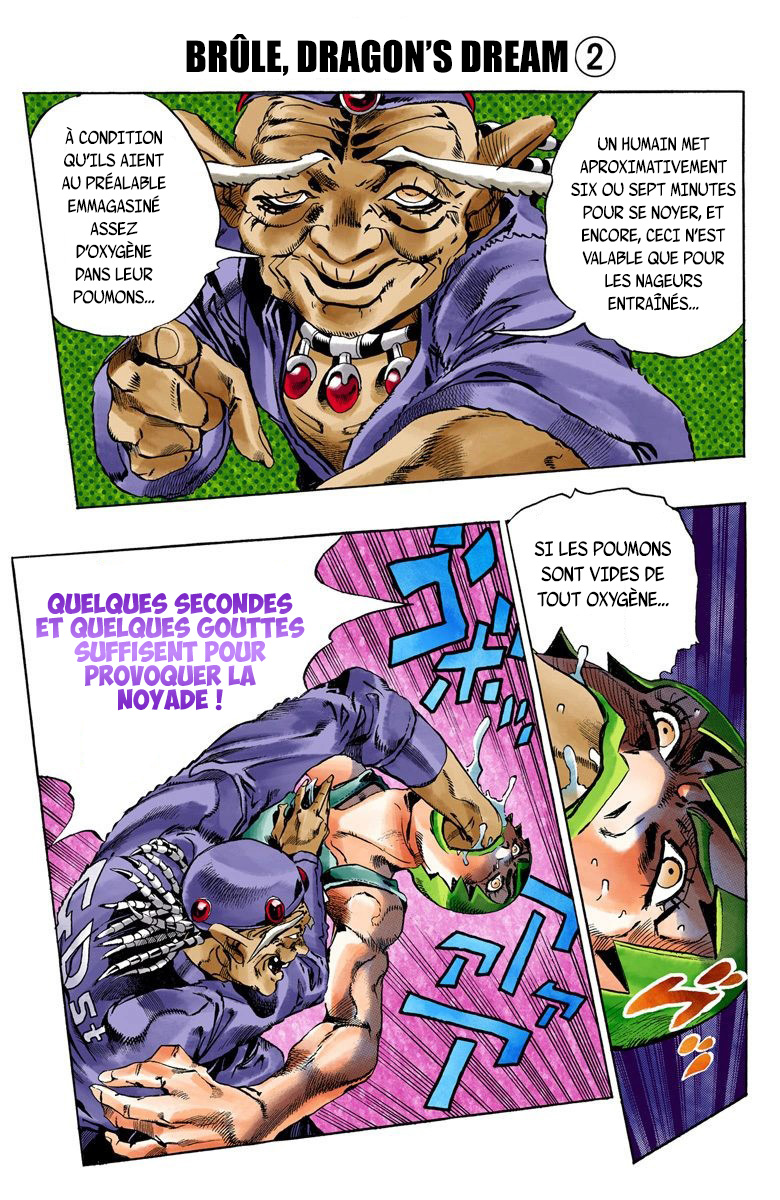 Read JoJo's Bizarre Adventure Part 6 Stone Ocean Official Colored FR Manga Online