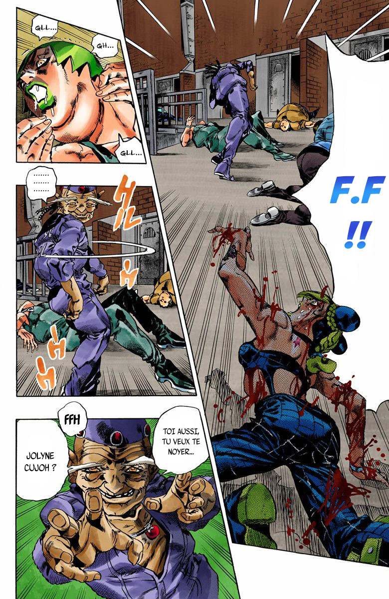 Read JoJo's Bizarre Adventure Part 6 Stone Ocean Official Colored FR Manga Online