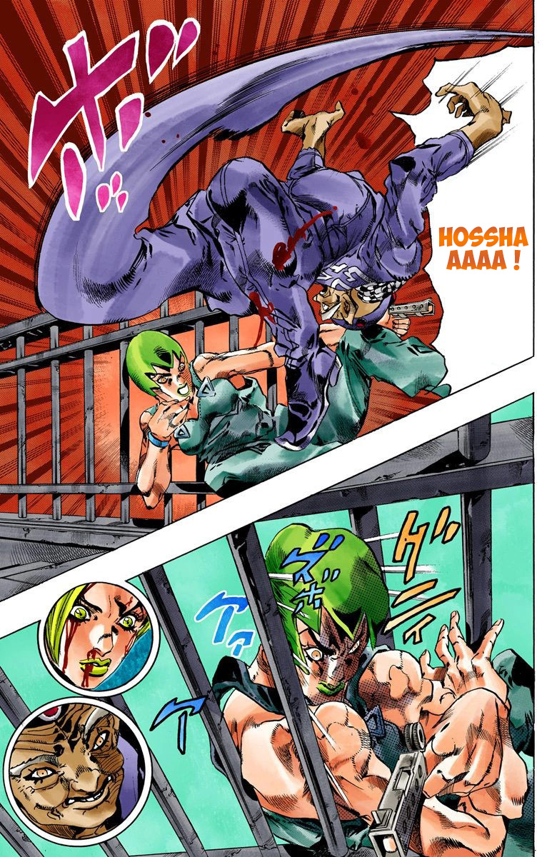 Read JoJo's Bizarre Adventure Part 6 Stone Ocean Official Colored FR Manga Online