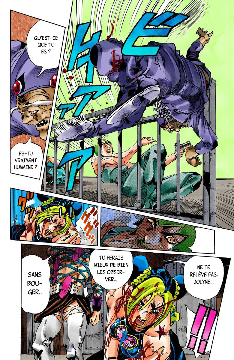 Read JoJo's Bizarre Adventure Part 6 Stone Ocean Official Colored FR Manga Online