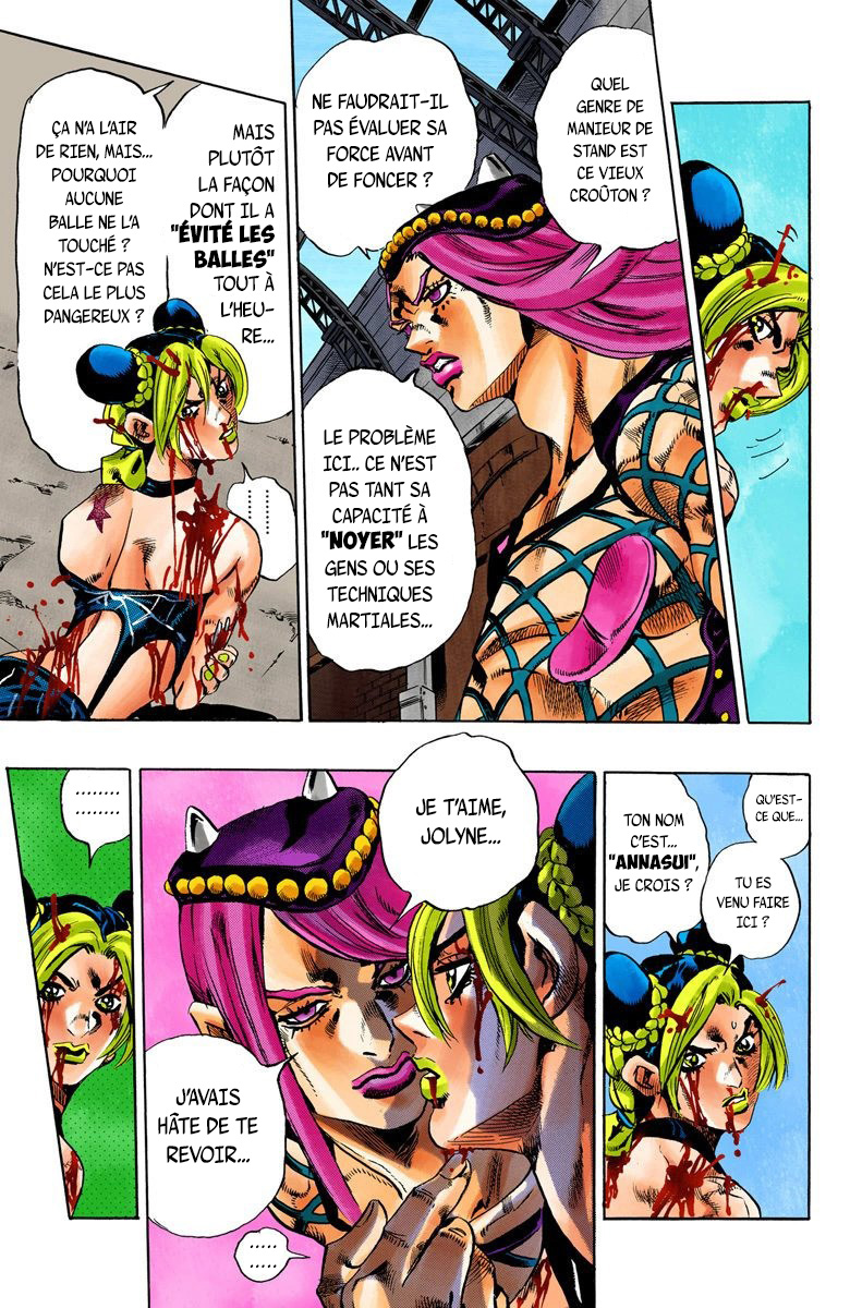 Read JoJo's Bizarre Adventure Part 6 Stone Ocean Official Colored FR Manga Online