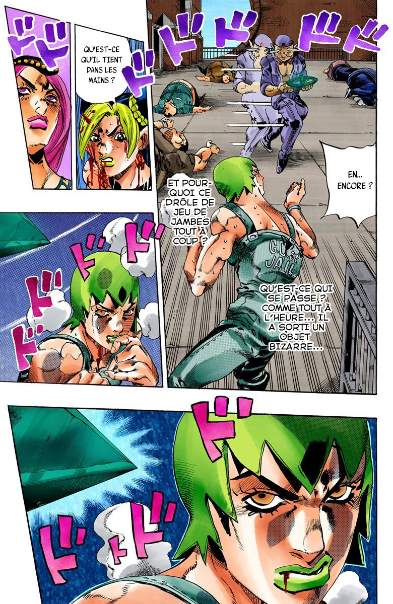 Read JoJo's Bizarre Adventure Part 6 Stone Ocean Official Colored FR Manga Online