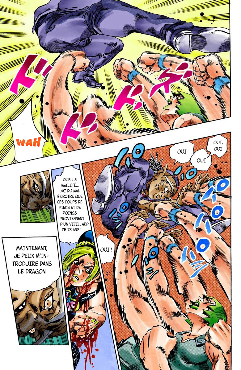 Read JoJo's Bizarre Adventure Part 6 Stone Ocean Official Colored FR Manga Online