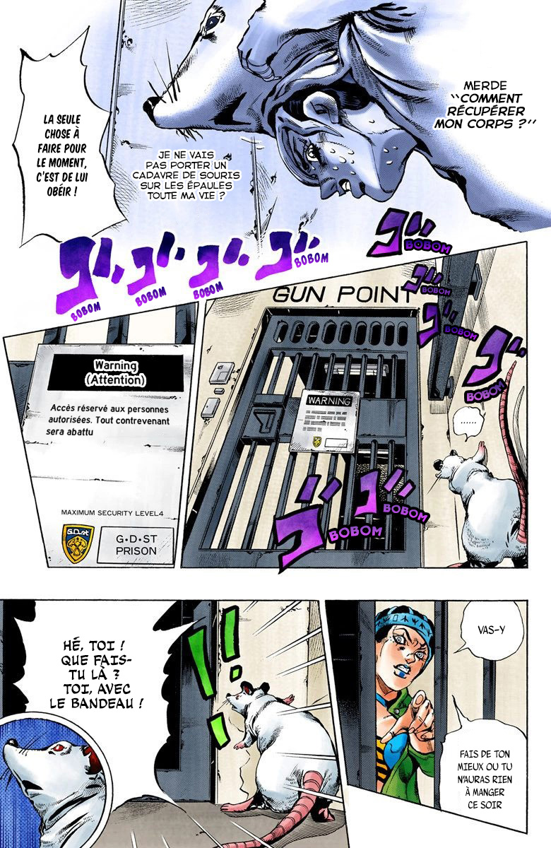 Read JoJo's Bizarre Adventure Part 6 Stone Ocean Official Colored FR Manga Online