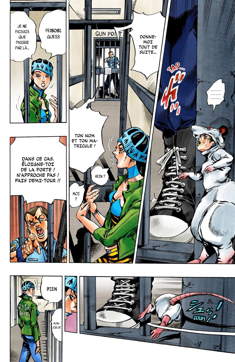 Read JoJo's Bizarre Adventure Part 6 Stone Ocean Official Colored FR Manga Online