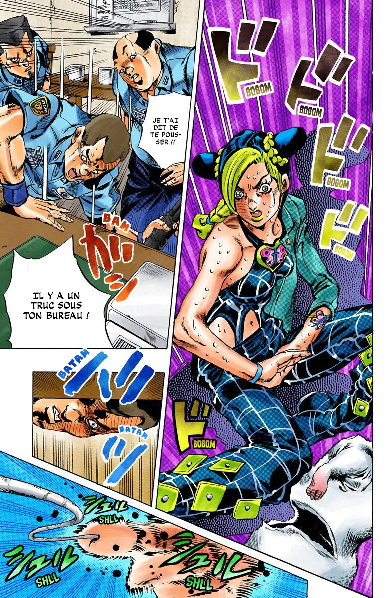 Read JoJo's Bizarre Adventure Part 6 Stone Ocean Official Colored FR Manga Online