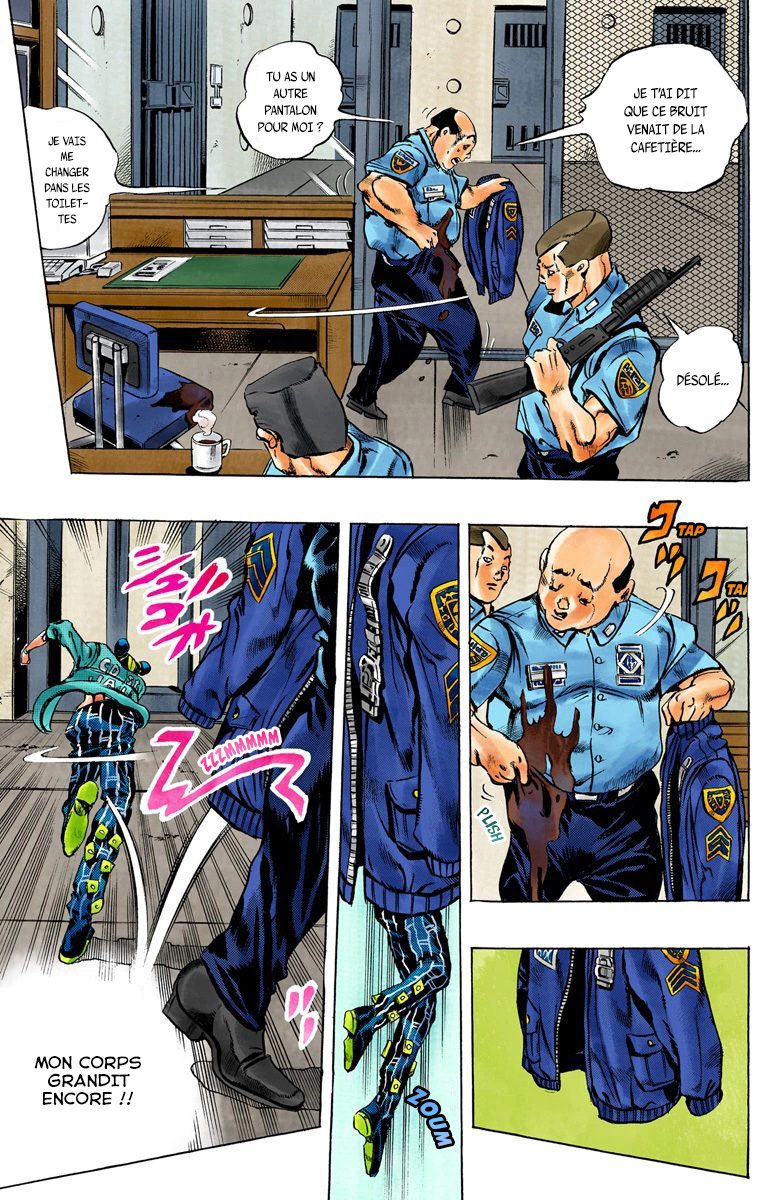 Read JoJo's Bizarre Adventure Part 6 Stone Ocean Official Colored FR Manga Online