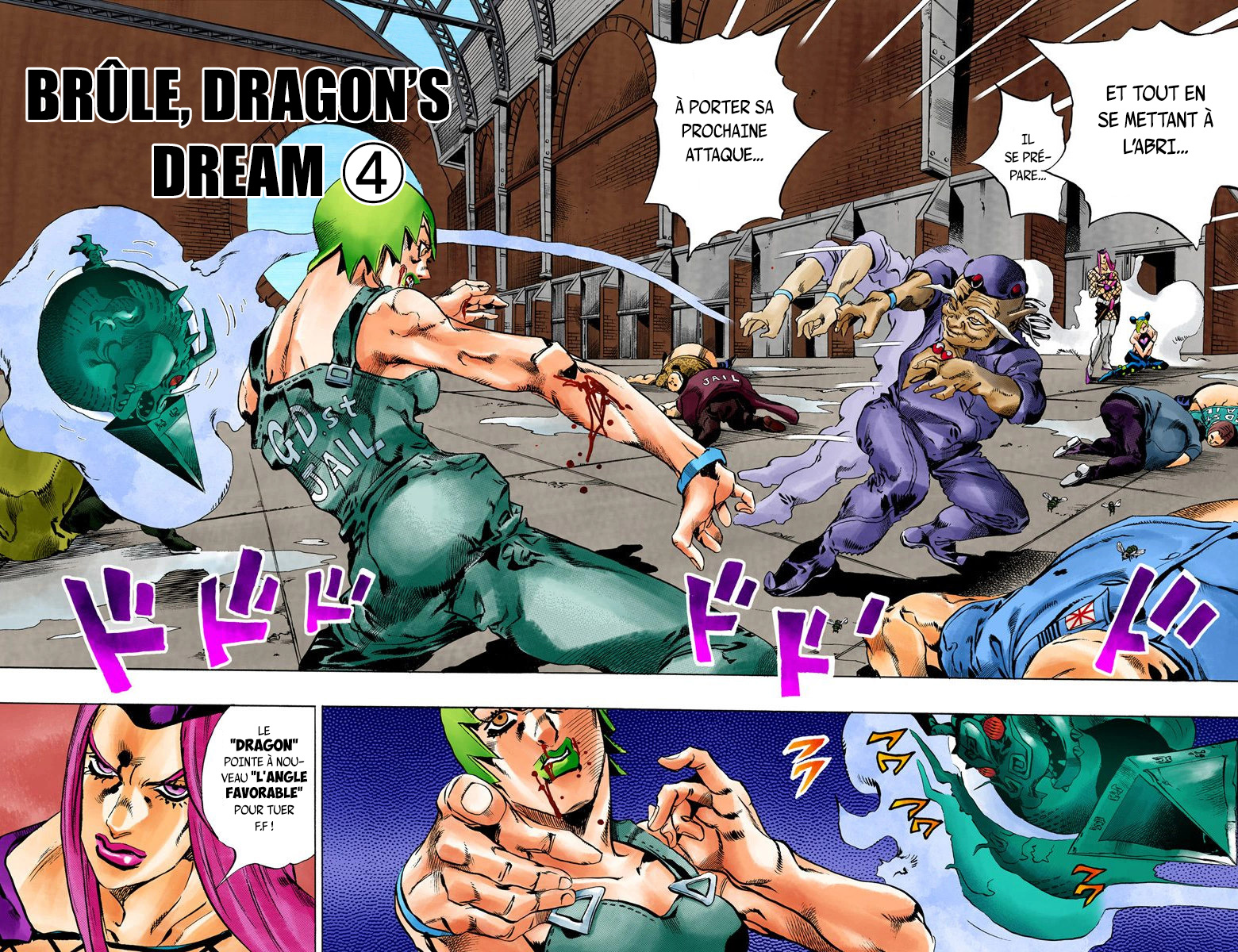 Read JoJo's Bizarre Adventure Part 6 Stone Ocean Official Colored FR Manga Online