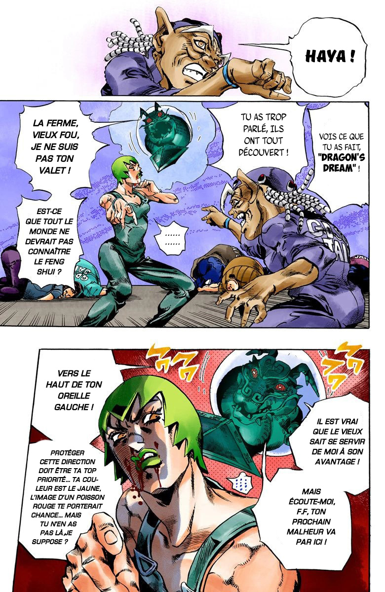 Read JoJo's Bizarre Adventure Part 6 Stone Ocean Official Colored FR Manga Online